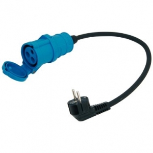 Adaptateur mâle P17 +16A / Prolongateur femelle 2P+T